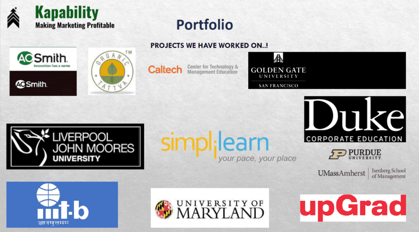Brands we have worked with