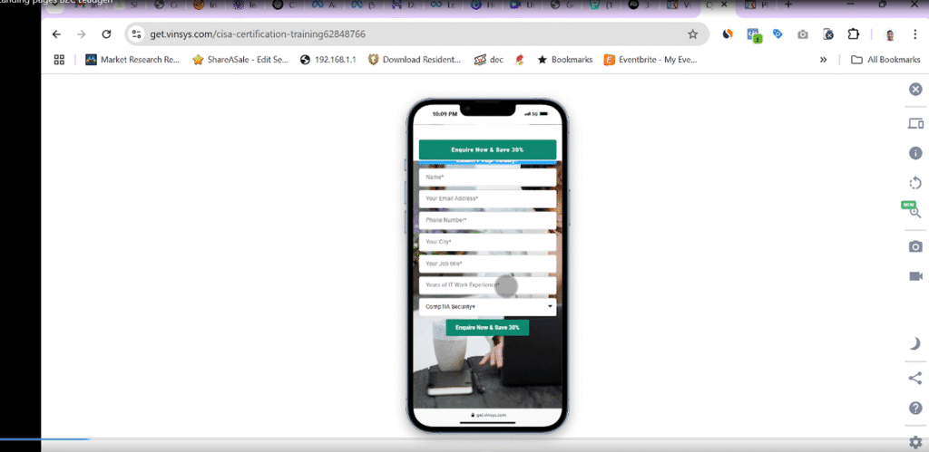 Landing Page B2C Leadgen