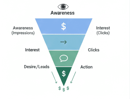 Performance marketing funnel
